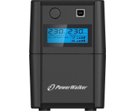 POWER WALKER UPS LINE-INTERACTIVE 650VA 2X SCHUKO, RJ11 IN/OUT, USB, LCD VI 650 SHL - 359594 - zdjęcie 2
